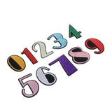 Max 10x 0-9 Numbers Patches Embellishment Sticker Clothes Dress Decor DIY Sewing