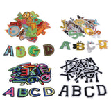 Max 26pcs Sewing Embroidery Patch Iron On Alphabet Motif Applique Cartoon