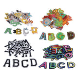 Max 26pcs Sewing Embroidery Patch Iron On Alphabet Motif Applique Cartoon
