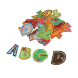 Max 26pcs Sewing Embroidery Patch Iron On Alphabet Motif Applique Cartoon