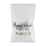 Max 26pcs Sewing Embroidery Patch Iron On Alphabet Motif Applique Animal