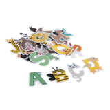 Max 26pcs Sewing Embroidery Patch Iron On Alphabet Motif Applique Animal