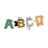 Max 26pcs Sewing Embroidery Patch Iron On Alphabet Motif Applique Animal