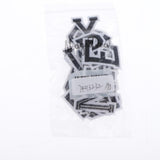 Max Maxb 26pcs Sewing Embroidery Patch Iron On Alphabet Motif Applique White Black