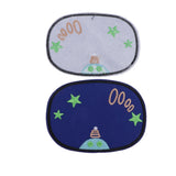 Max Maxb 6pcs Oval Cloth Fabric Patches Applique for Sewing Crafts Blue
