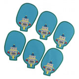 Max 6pcs Cloth Fabric Patches Applique for Sewing Crafts Decor 5.0 x 3.2inch