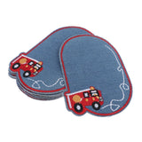 Max 6pcs Cloth Fabric Patches Applique for Sewing Crafts Decor 4.4 x 3.1inch