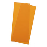 Max 2pcs Self Adhesive Sticker Waterproof Cloth Patches DIY Applique Orange