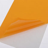 Max 2pcs Self Adhesive Sticker Waterproof Cloth Patches DIY Applique Orange