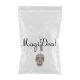 Max Rhinestone Crystal Charm Key Chain Set Lobster Clasp Split KeyRing Skull 1