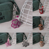 Max Rhinestone Crystal Charm Key Chain Set Lobster Clasp Split KeyRing Skull 1