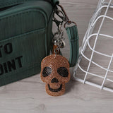 Max Rhinestone Crystal Charm Key Chain Set Lobster Clasp Split KeyRing Skull 1