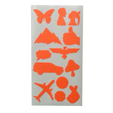 Maxbell Cartoon Self-adhesive Repair Patch Applique for Clothing Sofa Orange