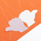 Maxbell Cartoon Self-adhesive Repair Patch Applique for Clothing Sofa Orange