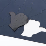 Maxbell Waterproof PU Leather Self Adhesive Repair Patches Repair Sticker Navy Blue