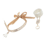 Max Retro Style 1920s Flapper Headband Rhinestone Tiara Headdress Wedding Prom