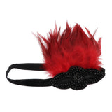 Maxbell Vintage Style 1920s Flapper Headband Rhinestone Headwear Wedding Party