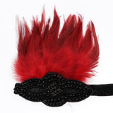 Maxbell Vintage Style 1920s Flapper Headband Rhinestone Headwear Wedding Party