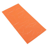 Maxbell Self-adhesive PU Leather Patch Applique for Clothing Coat Sofa Orange
