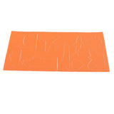 Maxbell Self-adhesive PU Leather Patch Applique for Clothing Coat Sofa Orange