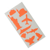 Maxbell Self-adhesive PU Leather Patch Applique for Clothing Coat Sofa Orange