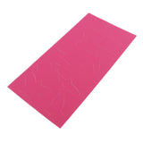 Maxbell Self-adhesive PU Leather Patch Applique for Clothing Coat Sofa Rose Red