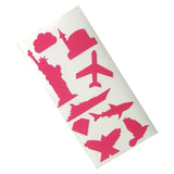 Maxbell Self-adhesive PU Leather Patch Applique for Clothing Coat Sofa Rose Red