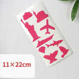 Maxbell Self-adhesive PU Leather Patch Applique for Clothing Coat Sofa Rose Red