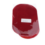 Max 6pcs Iron on Patch Suede Fabric Applique Cloth Badge for Clothing Red