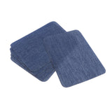 Max 6pcs Iron on Denim Patches for Jeans Clothing Jacket Repair Tool Blue