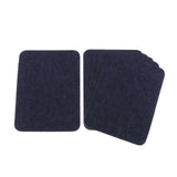 Max 6pcs Iron on Denim Patches for Jeans Clothing Jacket Repair Tool Deep Blue