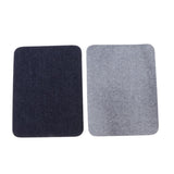 Max 6pcs Iron on Denim Patches for Jeans Clothing Jacket Repair Tool Deep Blue