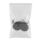 Max 6pcs Oval Shape Iron-on Patch Suede Elbow Applique Cloth Badge Black