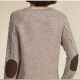 Max 6pcs Oval Shape Iron-on Patch Suede Elbow Applique Cloth Badge Black