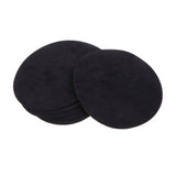 Max 6pcs Oval Shape Iron-on Patch Suede Elbow Applique Cloth Badge Deep Blue
