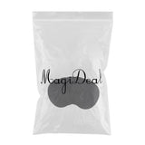 Max 6pcs Oval Shape Iron-on Patch Suede Elbow Applique Cloth Badge Deep Blue