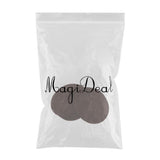Max 6pcs Oval Shape Iron-on Patch Suede Elbow Applique Cloth Badge Coffee