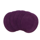 Max 6x Sew On Iron On Patches Mending Repair Elbow Knee Applique Oval Purple