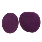 Max 6x Sew On Iron On Patches Mending Repair Elbow Knee Applique Oval Purple