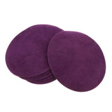 Max 6x Sew On Iron On Patches Mending Repair Elbow Knee Applique Oval Purple