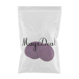 Max 6x Sew On Iron On Patches Mending Repair Elbow Knee Applique Oval Purple