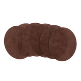 Max 6x Sew On Iron On Patches Mending Repair Elbow Knee Applique Oval Brown