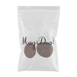 Max 6x Sew On Iron On Patches Mending Repair Elbow Knee Applique Oval Brown