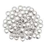 Max Maxb 50 Sets Metal Eyelet with Washer Leather Craft Repair Clothing Accessories