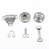 Max Maxb 50 Set Sewing Hooks and Eyes Closure for Bra Trousers Skirt Sewing DIY Craft