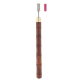 Max Leather Craft Edge Dye Roller Pen Applicator Wooden Handle Oil Painting Tool
