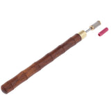 Max Leather Craft Edge Dye Roller Pen Applicator Wooden Handle Oil Painting Tool
