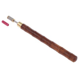 Max Leather Craft Edge Dye Roller Pen Applicator Wooden Handle Oil Painting Tool