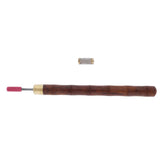 Max Leather Craft Edge Dye Roller Pen Applicator Wooden Handle Oil Painting Tool