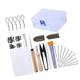 Max Maxb Needle Felting Starter Kit Hand Spinning Crafts Tool for Wool Doll Making